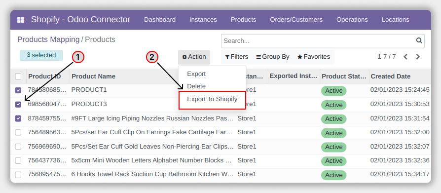 Shopify Odoo Connector