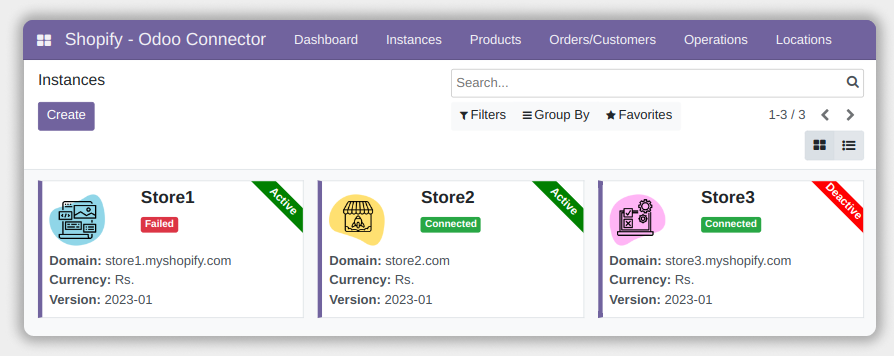 Shopify Odoo Connector